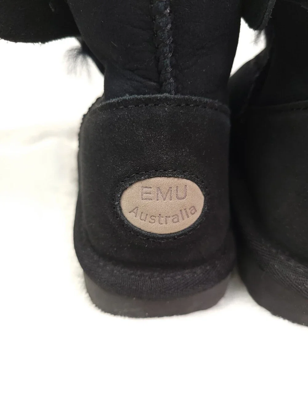 EMU Australia Summerlands Sheepskin Winter Boots Women 7 Black